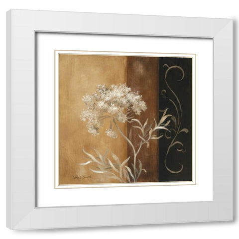 Delicate Beauty II White Modern Wood Framed Art Print with Double Matting by Loreth, Lanie