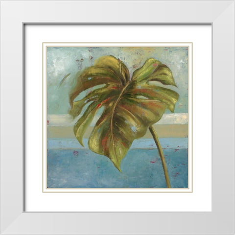 Blue Dream I White Modern Wood Framed Art Print with Double Matting by Pinto, Patricia