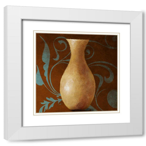 Roma Vessels III White Modern Wood Framed Art Print with Double Matting by Loreth, Lanie