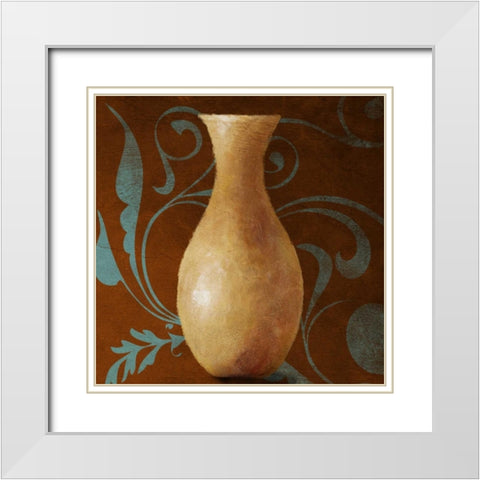 Roma Vessels III White Modern Wood Framed Art Print with Double Matting by Loreth, Lanie