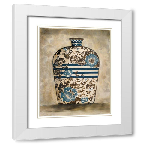 The Pottery II White Modern Wood Framed Art Print with Double Matting by Pinto, Patricia