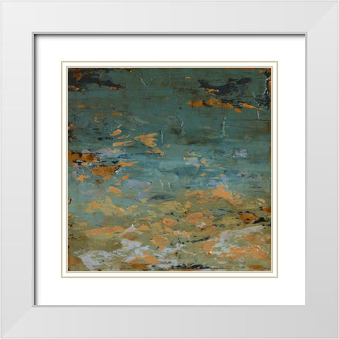 Under the Sycamores II White Modern Wood Framed Art Print with Double Matting by Loreth, Lanie