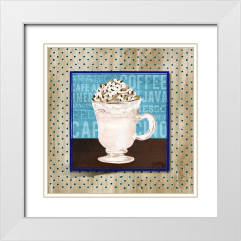 Morning Brew II White Modern Wood Framed Art Print with Double Matting by Medley, Elizabeth