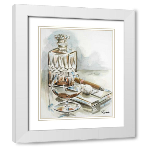 19th Hole White Modern Wood Framed Art Print with Double Matting by French-Roussia, Heather