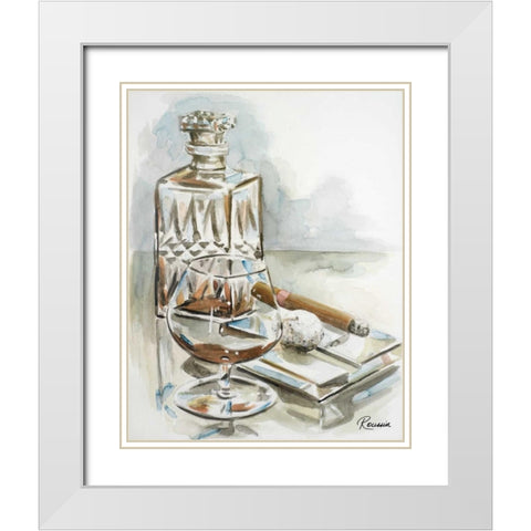 19th Hole White Modern Wood Framed Art Print with Double Matting by French-Roussia, Heather