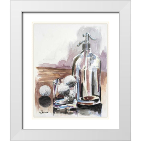 On The Rocks White Modern Wood Framed Art Print with Double Matting by French-Roussia, Heather A.