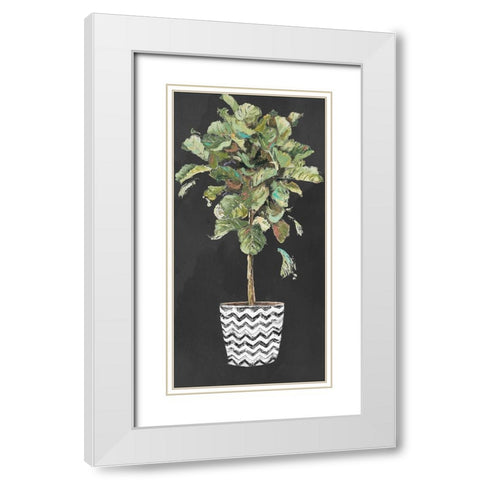 Essential Compliment on Black I White Modern Wood Framed Art Print with Double Matting by Pinto, Patricia