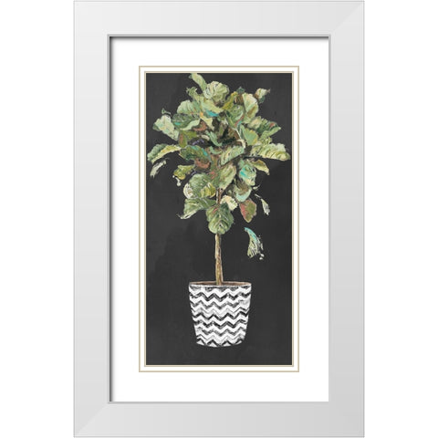 Essential Compliment on Black I White Modern Wood Framed Art Print with Double Matting by Pinto, Patricia