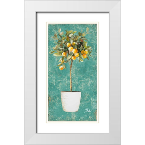 Essential Compliment I White Modern Wood Framed Art Print with Double Matting by Pinto, Patricia