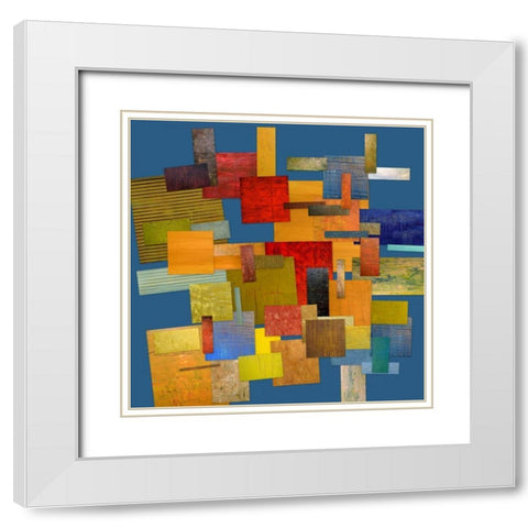Scrambled eggs IV White Modern Wood Framed Art Print with Double Matting by Calkins, Michelle