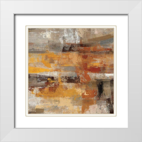 Mojave Road White Modern Wood Framed Art Print with Double Matting by Vassileva, Silvia
