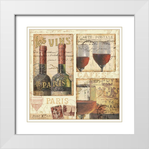 French Cellar I White Modern Wood Framed Art Print with Double Matting by Pela