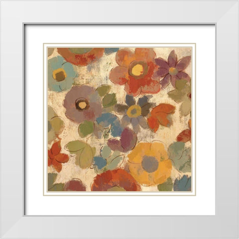 Hazel Eyes II White Modern Wood Framed Art Print with Double Matting by Vassileva, Silvia