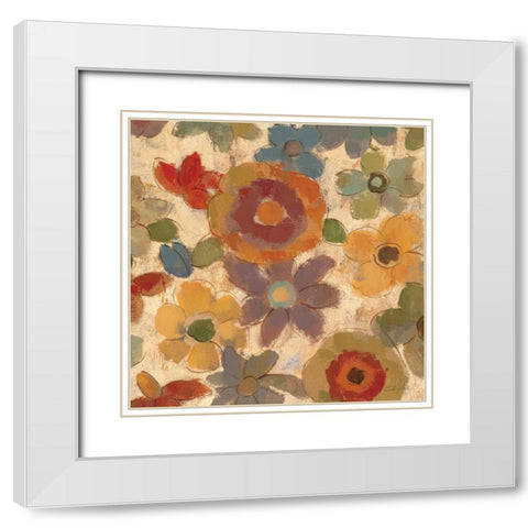Hazel Eyes III White Modern Wood Framed Art Print with Double Matting by Vassileva, Silvia