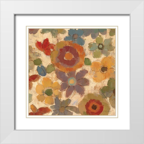 Hazel Eyes III White Modern Wood Framed Art Print with Double Matting by Vassileva, Silvia