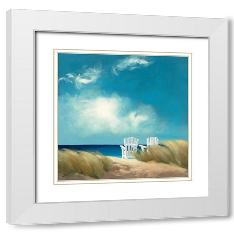 A Perfect Day White Modern Wood Framed Art Print with Double Matting by Purinton, Julia