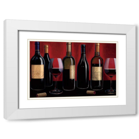 Grand Reserve White Modern Wood Framed Art Print with Double Matting by Fabiano, Marco