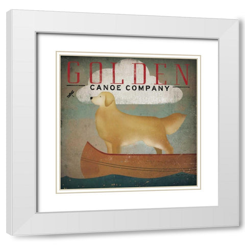 Golden Dog Canoe Co White Modern Wood Framed Art Print with Double Matting by Fowler, Ryan