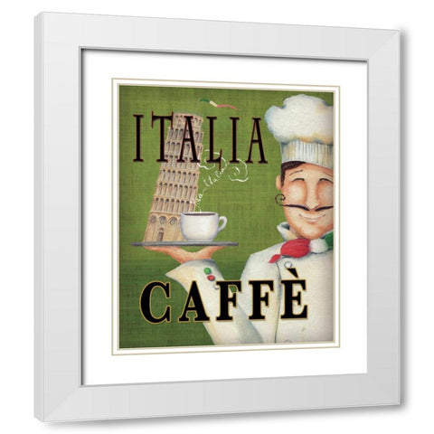 Worlds Best Chef IV White Modern Wood Framed Art Print with Double Matting by Brissonnet, Daphne