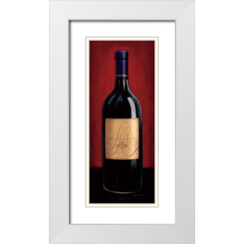 Bordeaux White Modern Wood Framed Art Print with Double Matting by Fabiano, Marco