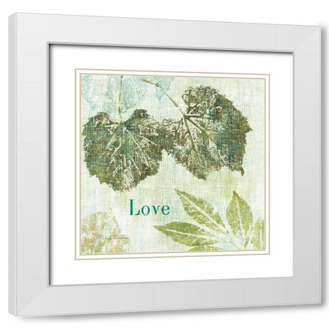 Natures Impressions II White Modern Wood Framed Art Print with Double Matting by Mullan, Michael