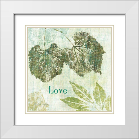 Natures Impressions II White Modern Wood Framed Art Print with Double Matting by Mullan, Michael