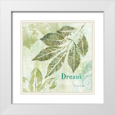 Natures Impressions III White Modern Wood Framed Art Print with Double Matting by Mullan, Michael