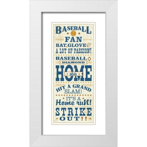 Sport Lover II Brown White Modern Wood Framed Art Print with Double Matting by Pela Studio