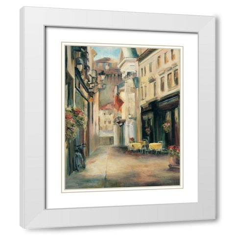 Old Town II White Modern Wood Framed Art Print with Double Matting by Hageman, Marilyn