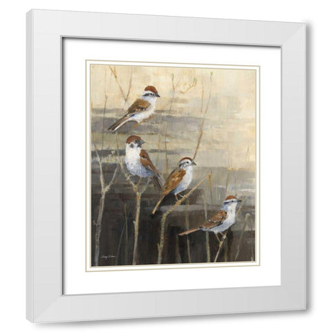 Evening Sanctuary II White Modern Wood Framed Art Print with Double Matting by Tillmon, Avery