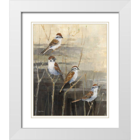 Evening Sanctuary II White Modern Wood Framed Art Print with Double Matting by Tillmon, Avery
