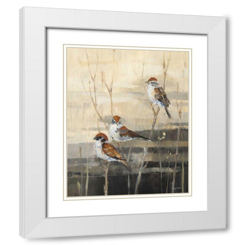Evening Sanctuary III White Modern Wood Framed Art Print with Double Matting by Tillmon, Avery