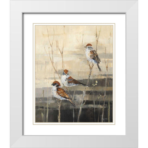 Evening Sanctuary III White Modern Wood Framed Art Print with Double Matting by Tillmon, Avery