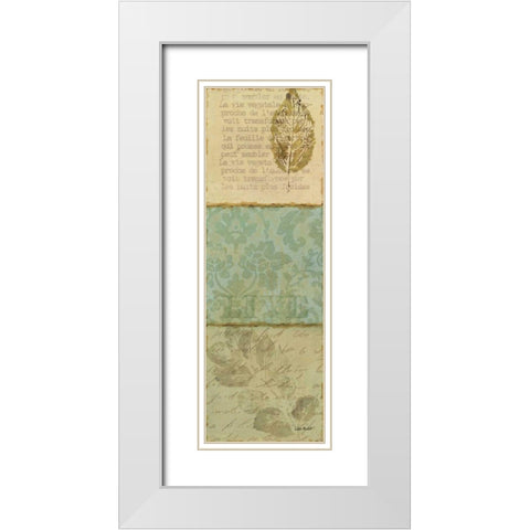 Forest Walk Panel II White Modern Wood Framed Art Print with Double Matting by Audit, Lisa