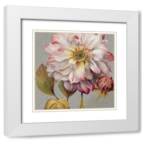 Classically Beautiful II White Modern Wood Framed Art Print with Double Matting by Audit, Lisa