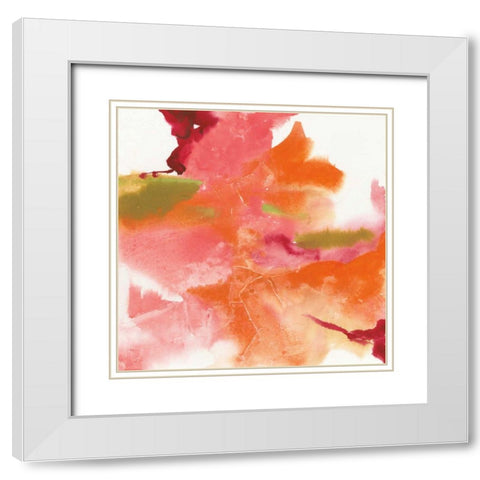 Thoughts of Spring I White Modern Wood Framed Art Print with Double Matting by Paschke, Chris