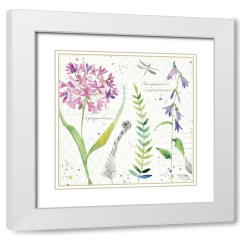 Soft Nature III White Modern Wood Framed Art Print with Double Matting by Tavoletti, Anne