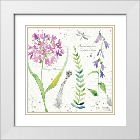 Soft Nature III White Modern Wood Framed Art Print with Double Matting by Tavoletti, Anne