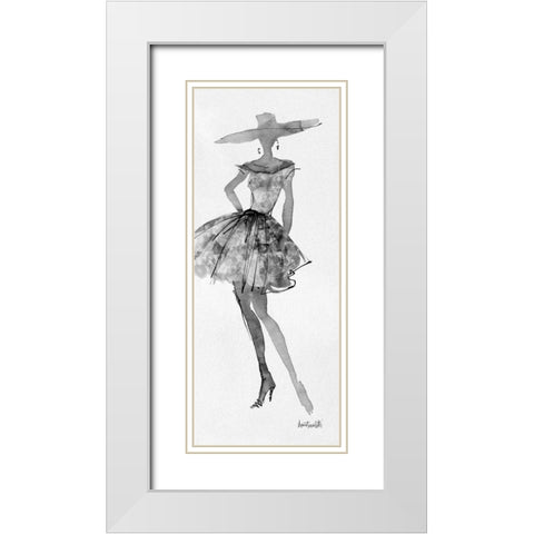 Fashion Sketchbook V White Modern Wood Framed Art Print with Double Matting by Tavoletti, Anne