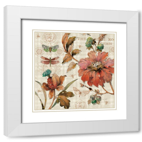 French Country V White Modern Wood Framed Art Print with Double Matting by Audit, Lisa