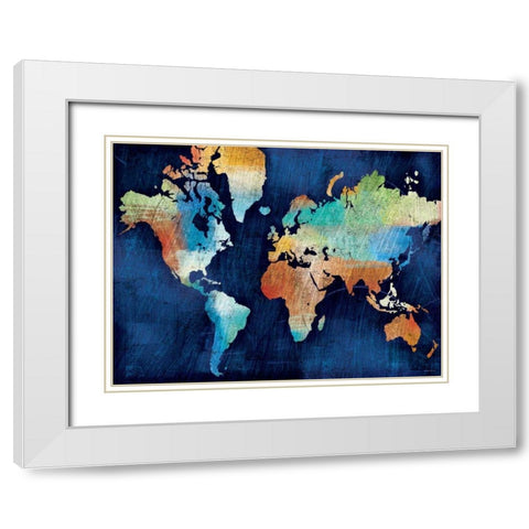 Seasons Change White Modern Wood Framed Art Print with Double Matting by Mullan, Michael