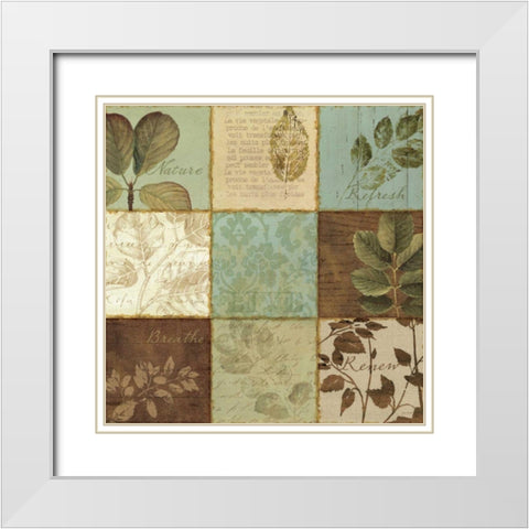 Forest Walk White Modern Wood Framed Art Print with Double Matting by Audit, Lisa