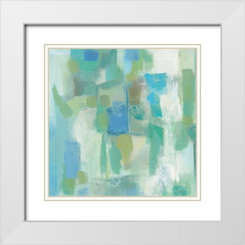 Mountain Spring White Modern Wood Framed Art Print with Double Matting by Vassileva, Silvia