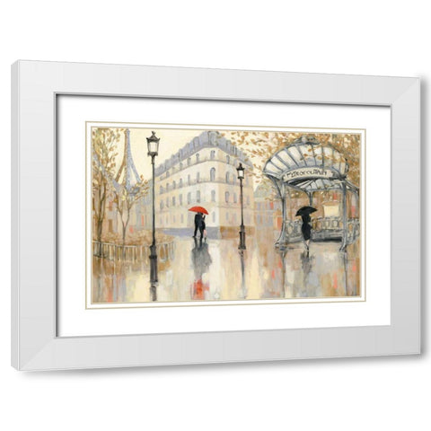 To the Metro I White Modern Wood Framed Art Print with Double Matting by Purinton, Julia