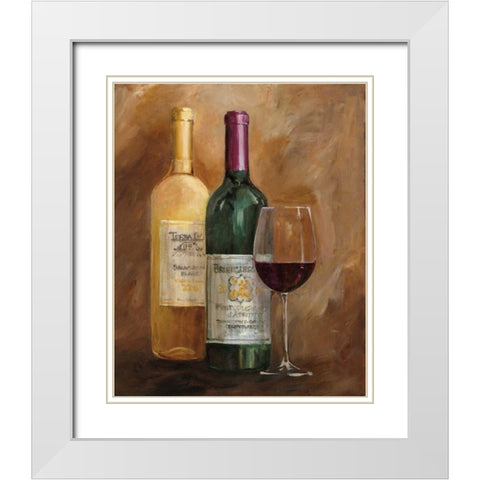 Salute II White Modern Wood Framed Art Print with Double Matting by Tillmon, Avery