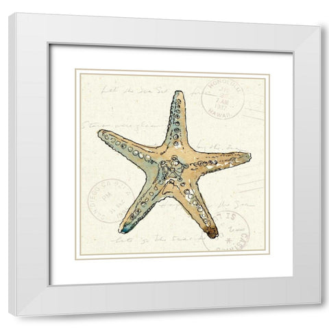 Coastal Breeze VIII White Modern Wood Framed Art Print with Double Matting by Tavoletti, Anne