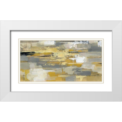 Urban Walkway White Modern Wood Framed Art Print with Double Matting by Vassileva, Silvia
