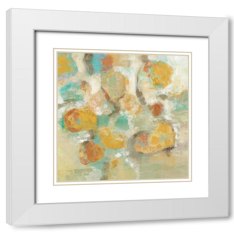 Sunshine Reflections White Modern Wood Framed Art Print with Double Matting by Vassileva, Silvia