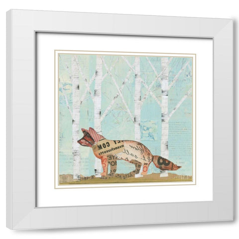 In the Forest IV White Modern Wood Framed Art Print with Double Matting by Prahl, Courtney