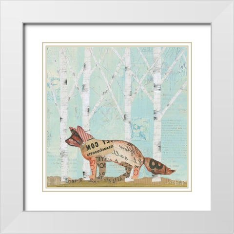 In the Forest IV White Modern Wood Framed Art Print with Double Matting by Prahl, Courtney